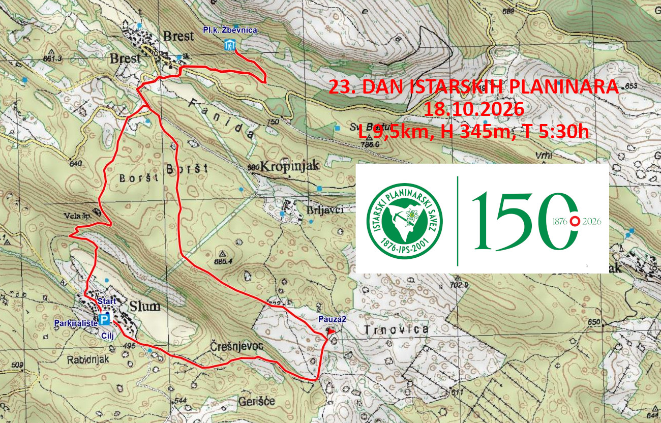 23. dan istarskih planinara  Slum – Školska planinarska obilaznica Ćićarija – Slum